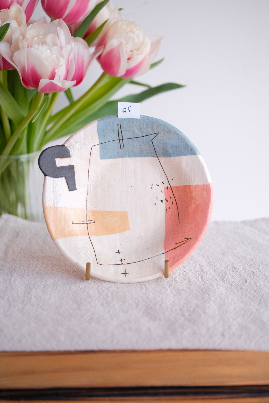 Hacorie 石丸和美 Mug with Saucer - Irregular Shape HC24