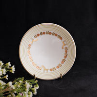 Natsumi Iino 飯野夏實 Gold Decor Small Plate - Horse NI005a