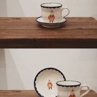 Yukiko Nagahama 長浜由起子 - Christmas Mug with Saucer YN01