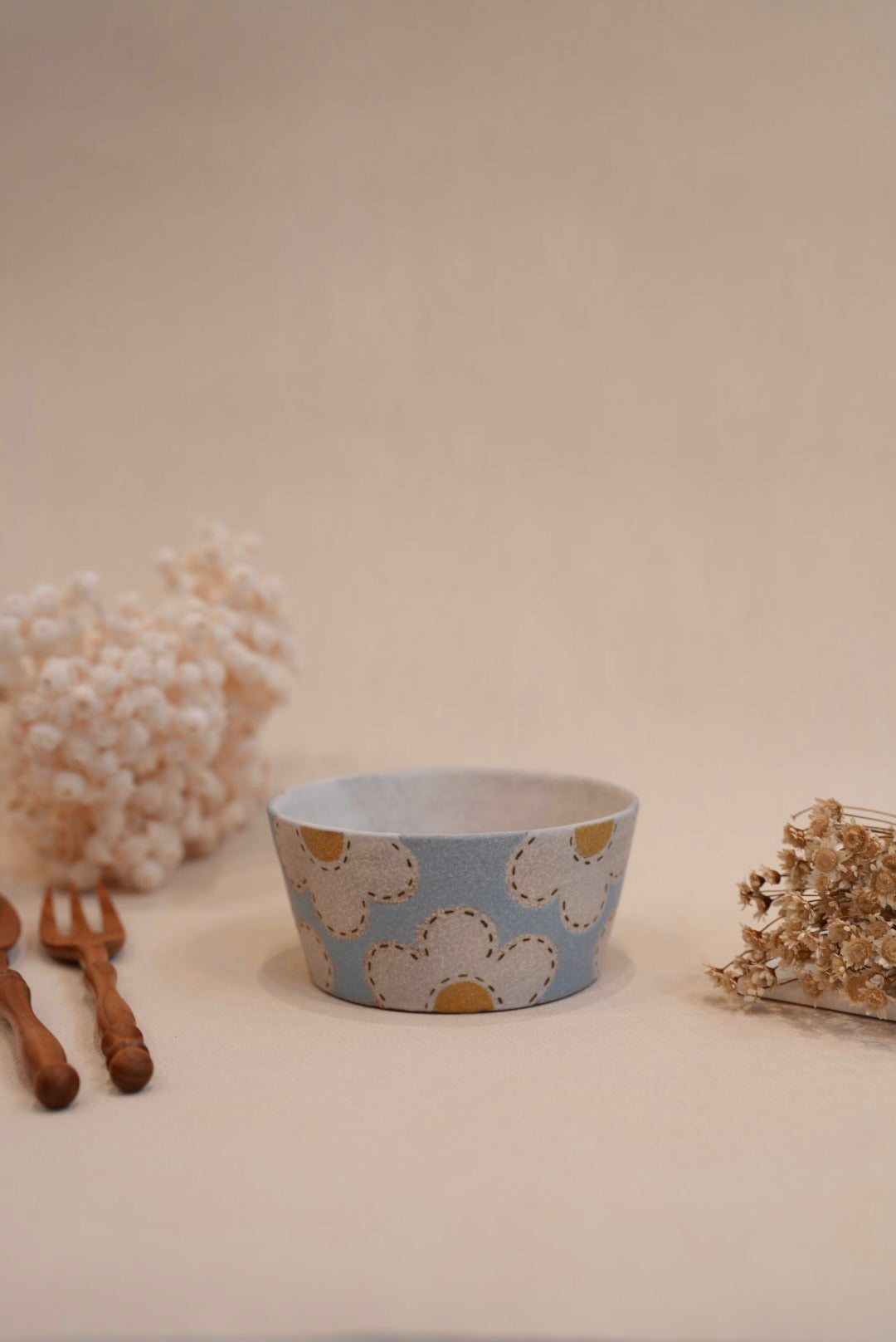 Kei Mitsumochi ミツ持啓 Flower Bowl - Blue KM68