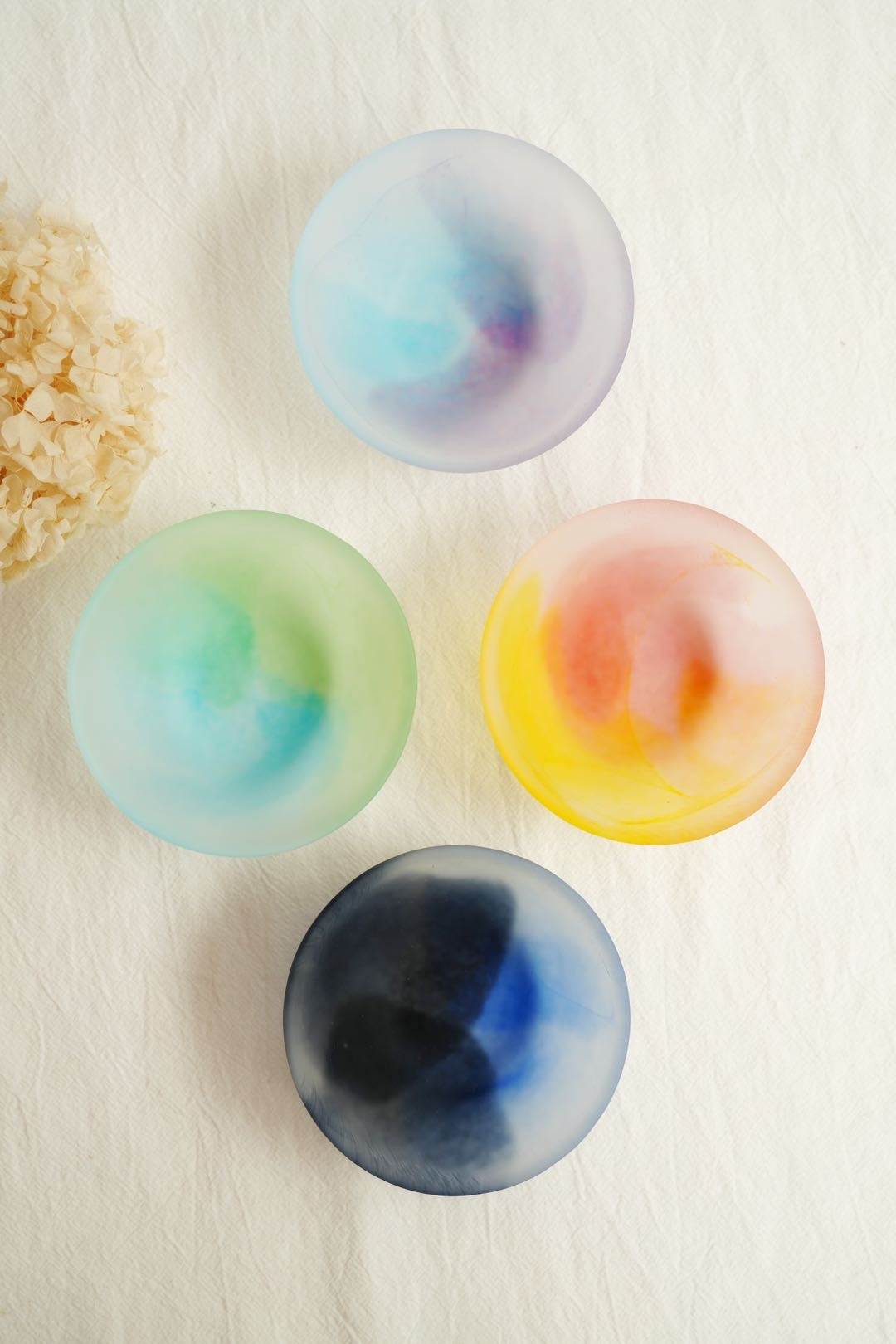 Aika x Iwasawa Glass Handmade Small Bowl