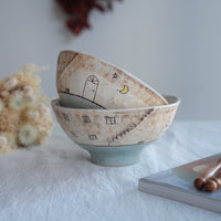 Akemi Suzuki 鈴木明美 - White Wall Collection - Ramen Bowl AS30