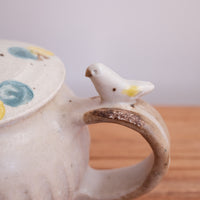 Haruko Harada 原田晴子 Tea Pot with a Bird - HH10 #1