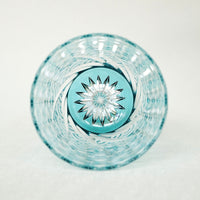 Harisho Yamada Glass - 漣-sazanami Whiskey Crystal Glass - Light Blue