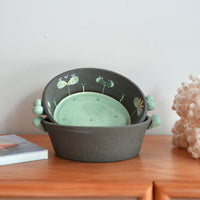 Akemi Nakamura 中村明美 Large Bowl with Double Handles AN22