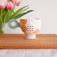 Hacorie 石丸和美 Footed Mug - Geometry HC04