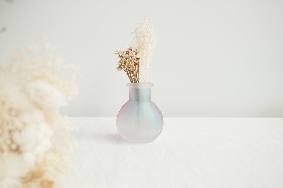 Aika x Iwasawa Glass Handmade Mini Flower Vase