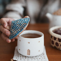 Forest Seed Pottery Ceramic Clay House Tea Cup small