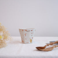 Hamasaka Naoko 浜坂尚子 Hand Painted Gold Deco Octagon Cup - HN09 #2