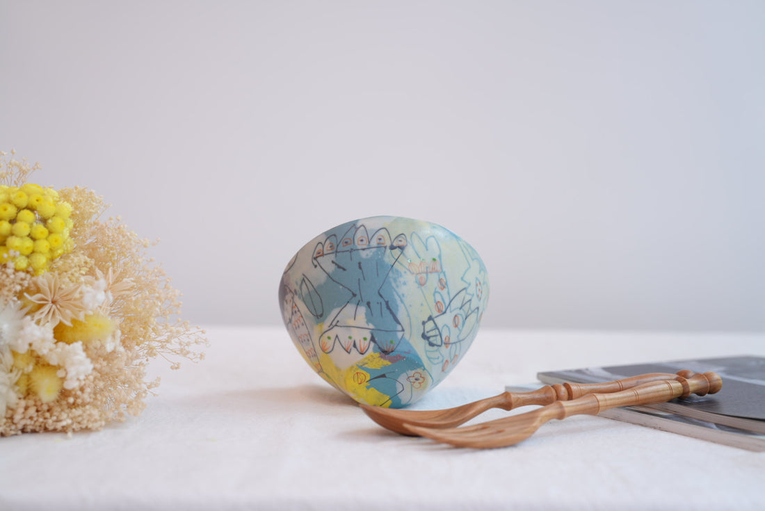 Hamasaka Naoko 浜坂尚子  Hand Painted Bowl - HN03 #1