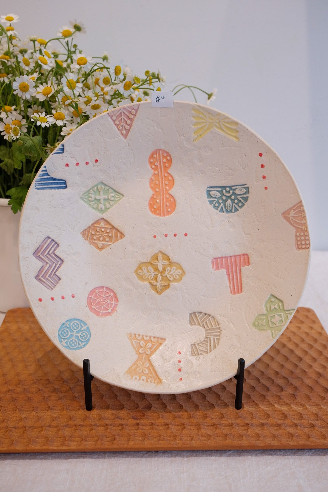 Hacorie 石丸和美 Round Plate - Stamp HC15