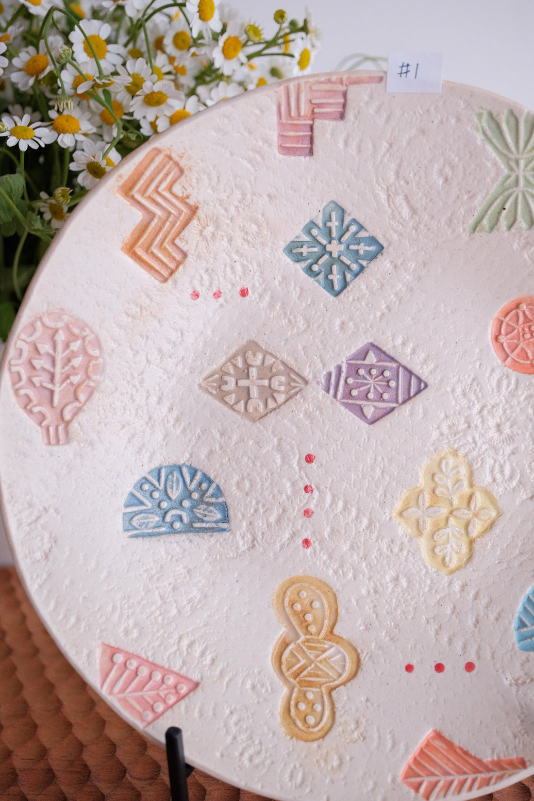 Hacorie 石丸和美 Round Plate - Stamp HC15