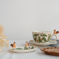 Sugar Poppo Saucer - Pinecone SP23
