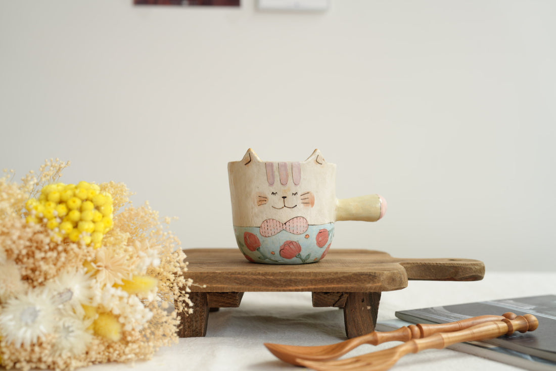 Cozy Nook - Round Cat Mug- CN02 #1