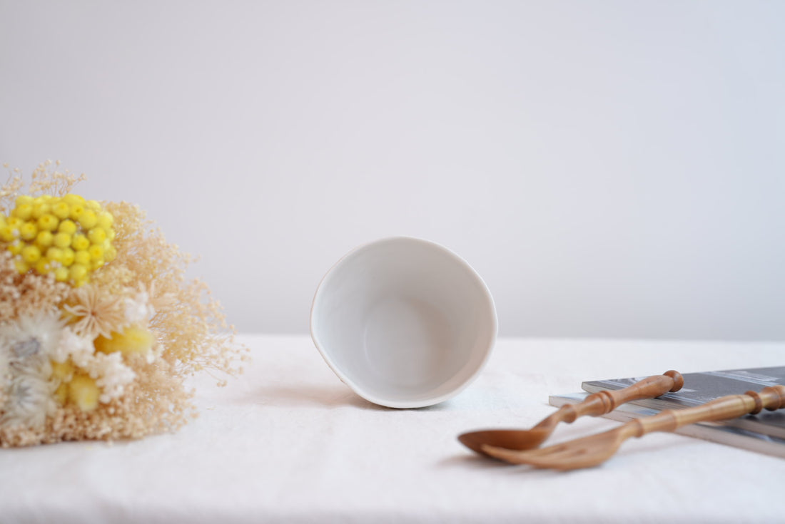 Hamasaka Naoko 浜坂尚子  Hand Painted Gold Deco Free Cup - HN06 #1