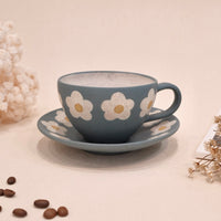 Kei Mitsumochi ミツ持啓 Flower Mug - Lake Blue KM58