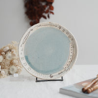 Akemi Suzuki 鈴木明美 - White Wall Plate 21cm AS03