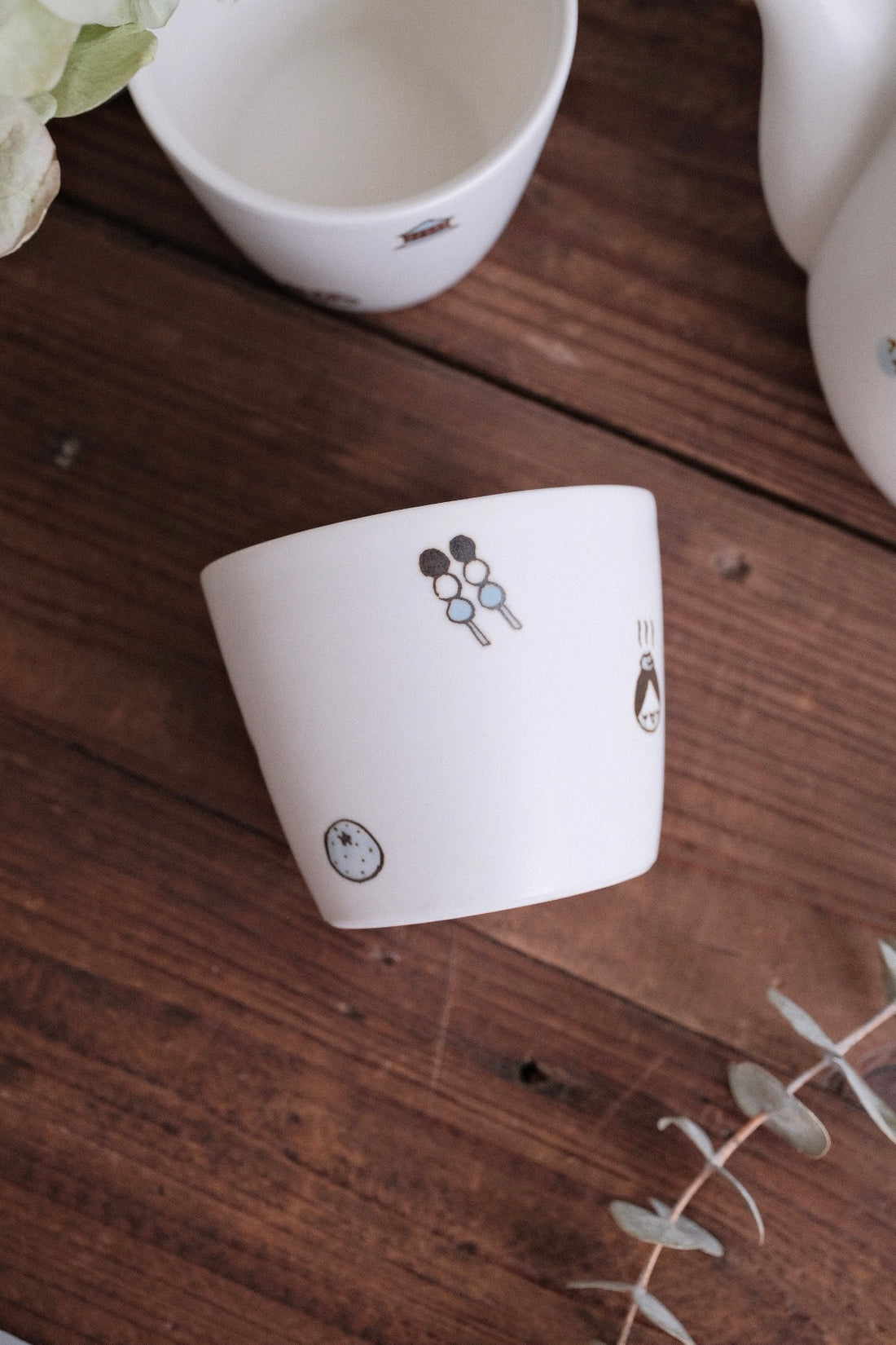 Tobe-ware Mochi Collection Teapot & Teacup