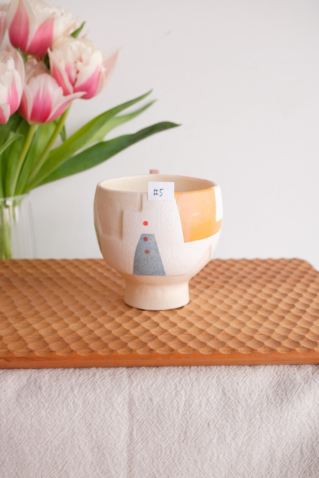 Hacorie 石丸和美 Footed Mug - Geometry HC04