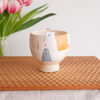 Hacorie 石丸和美 Footed Mug - Geometry HC04