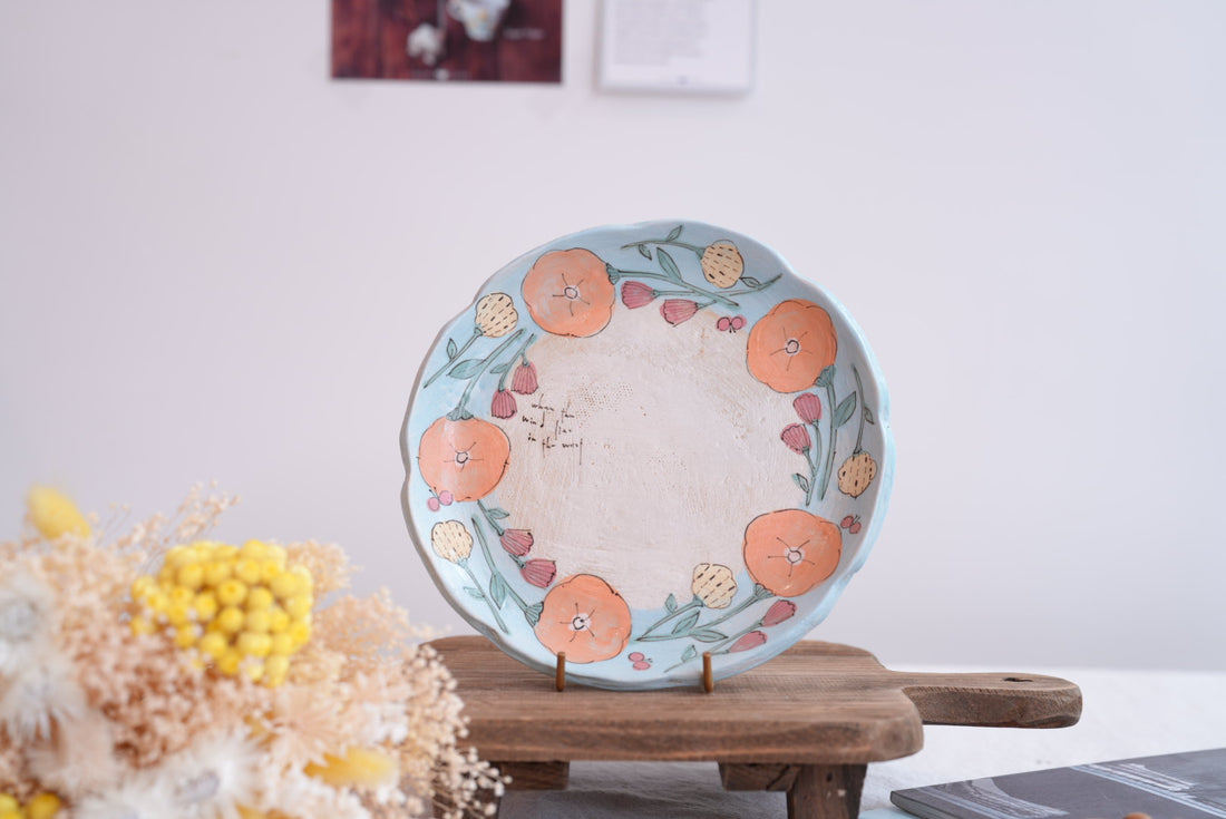 Cozy Nook - Floral Shaped Plate- CN22 #2