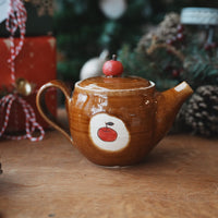 Fumiko Kondo 近藤布美子 - Brown Bear Teapot FK21