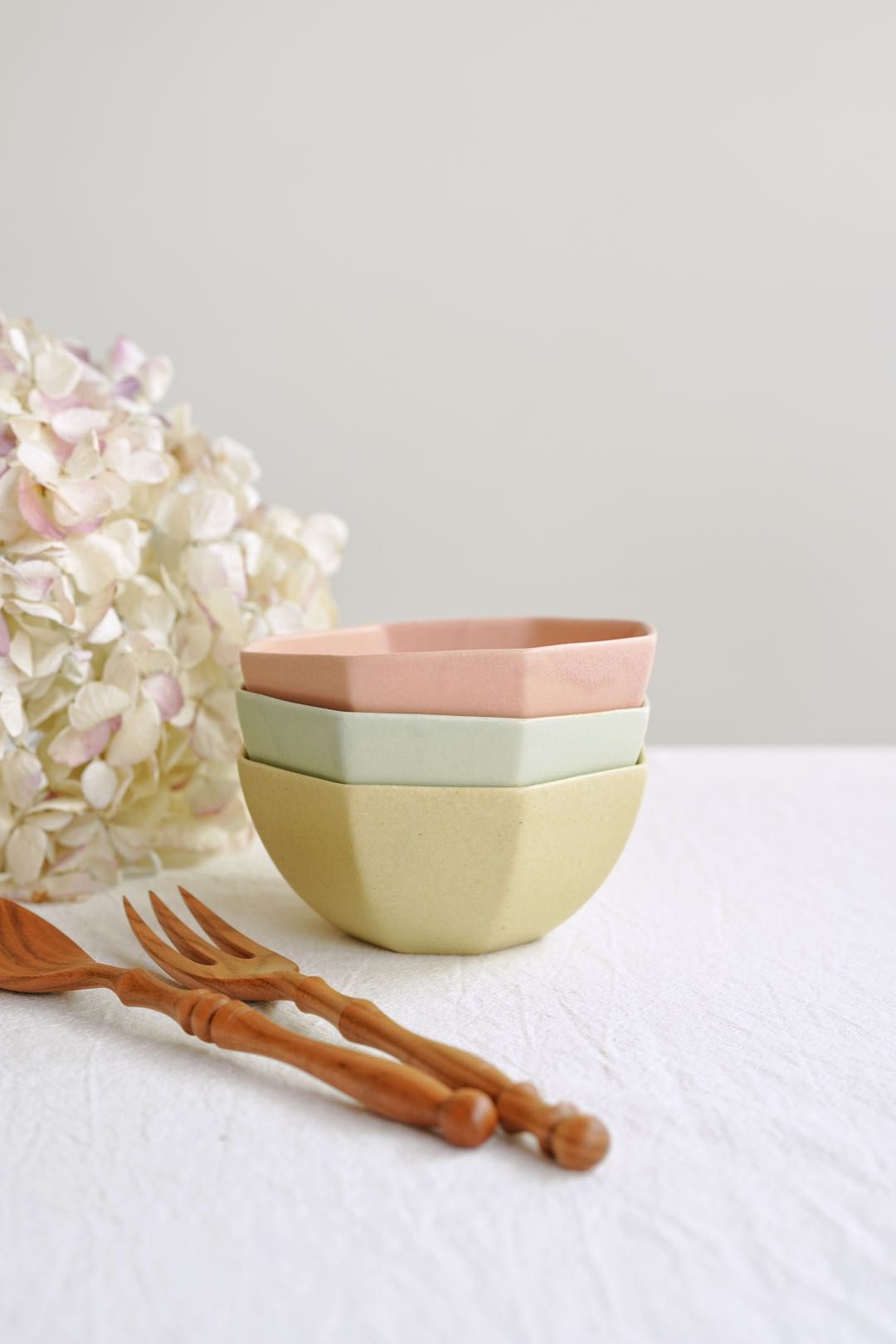 SAKUZAN Hakkaku Octagonal Bowls - M