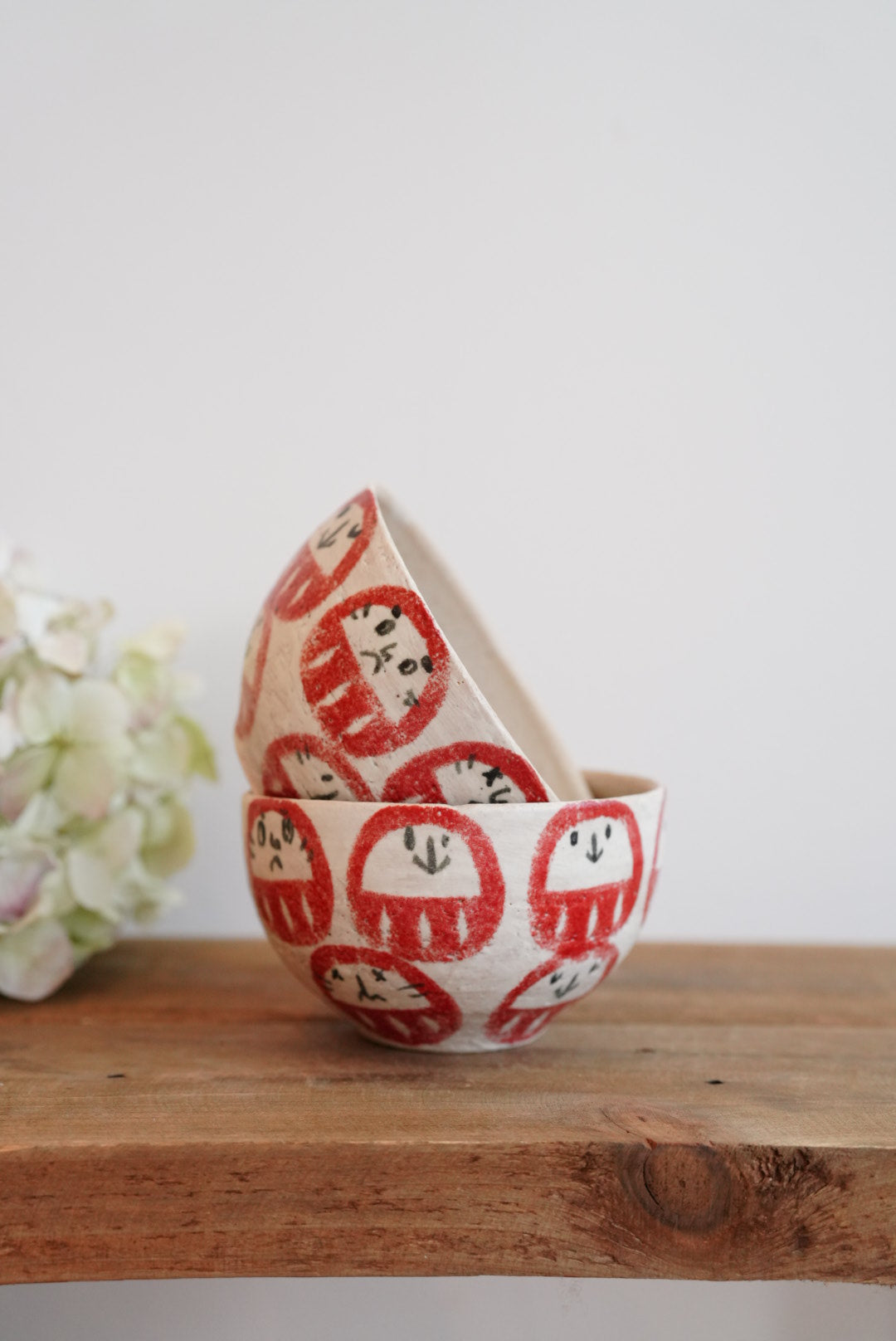 Tomotaro 岡村友太郎 - Daruma Small Rice Bowl