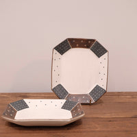Emishi Kobo 池田匡優&美弥子 - Wide Octagon Plate Small EK05