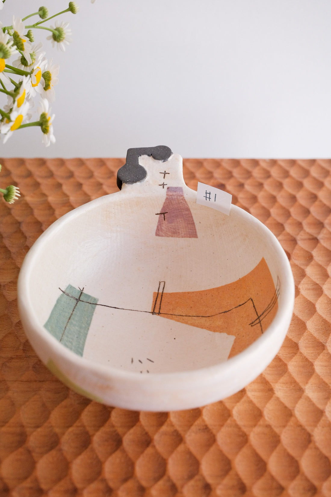 Hacorie 石丸和美 Bowl With Handle - Geometry HC05