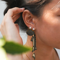 Shirogarasu Studio Sturgeon Earrings