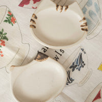 Mashiko Pottery Yoshizawa Neko Mini Dish