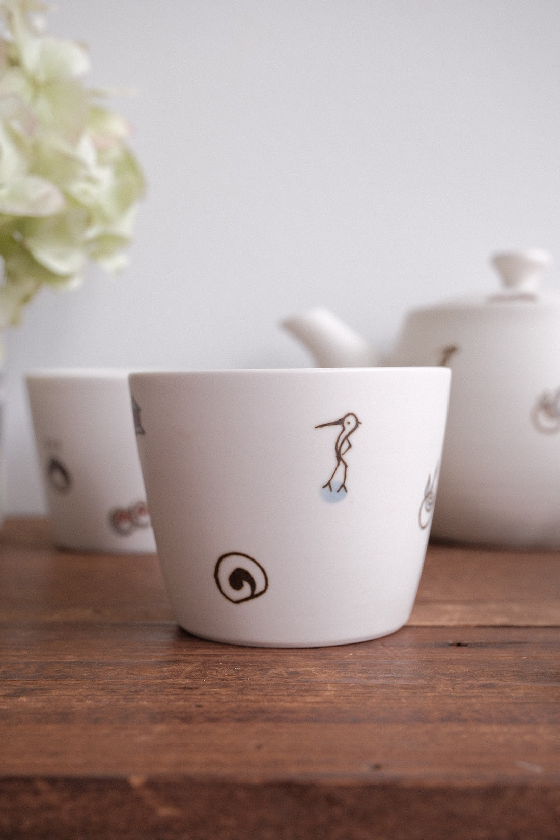 Tobe-ware Mochi Collection Teapot & Teacup