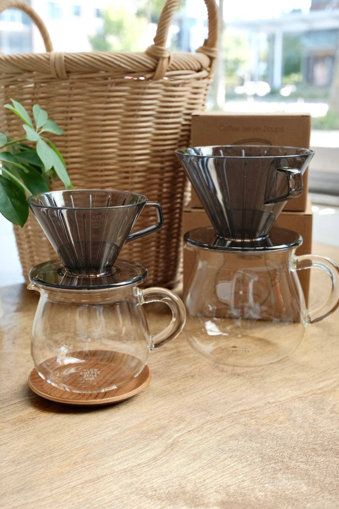 KINTO SCS Plastic Brewer Clear Grey