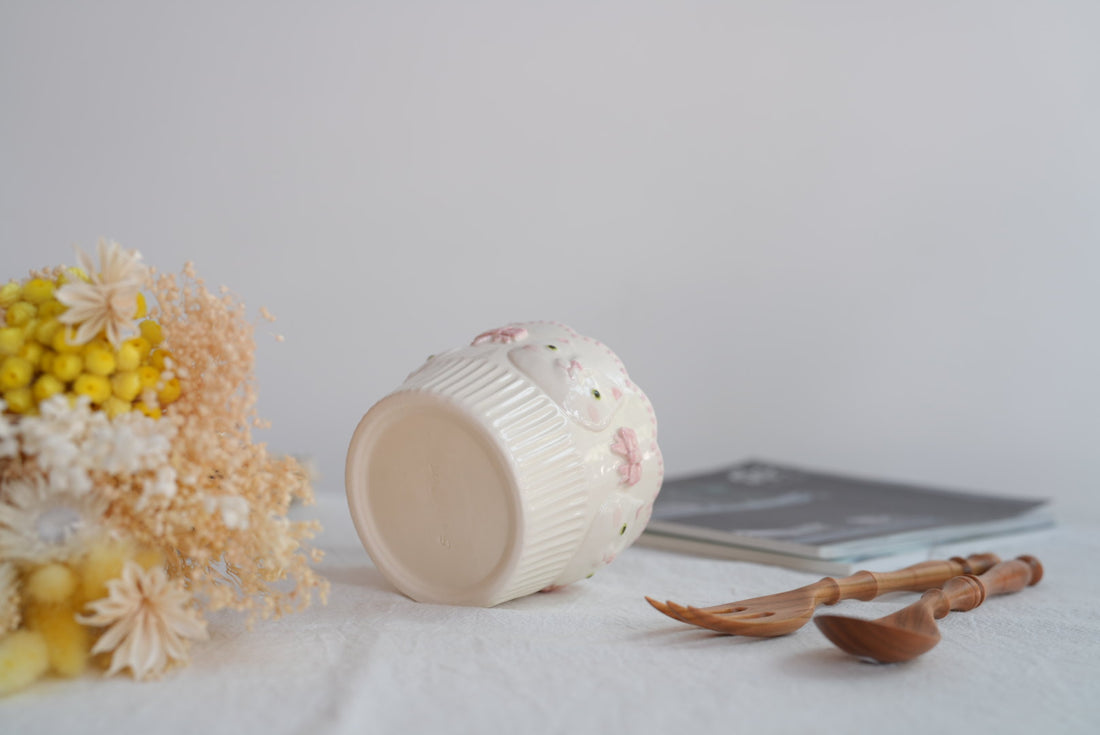 Sugar Poppo Straight Mug - White Cat SP29