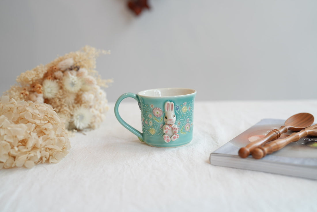 Kimiko Yamamoto 山本貴美子 - Stuffed Bunny Mug KY03
