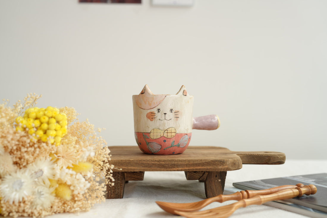 Cozy Nook - Round Cat Mug- CN02 #3