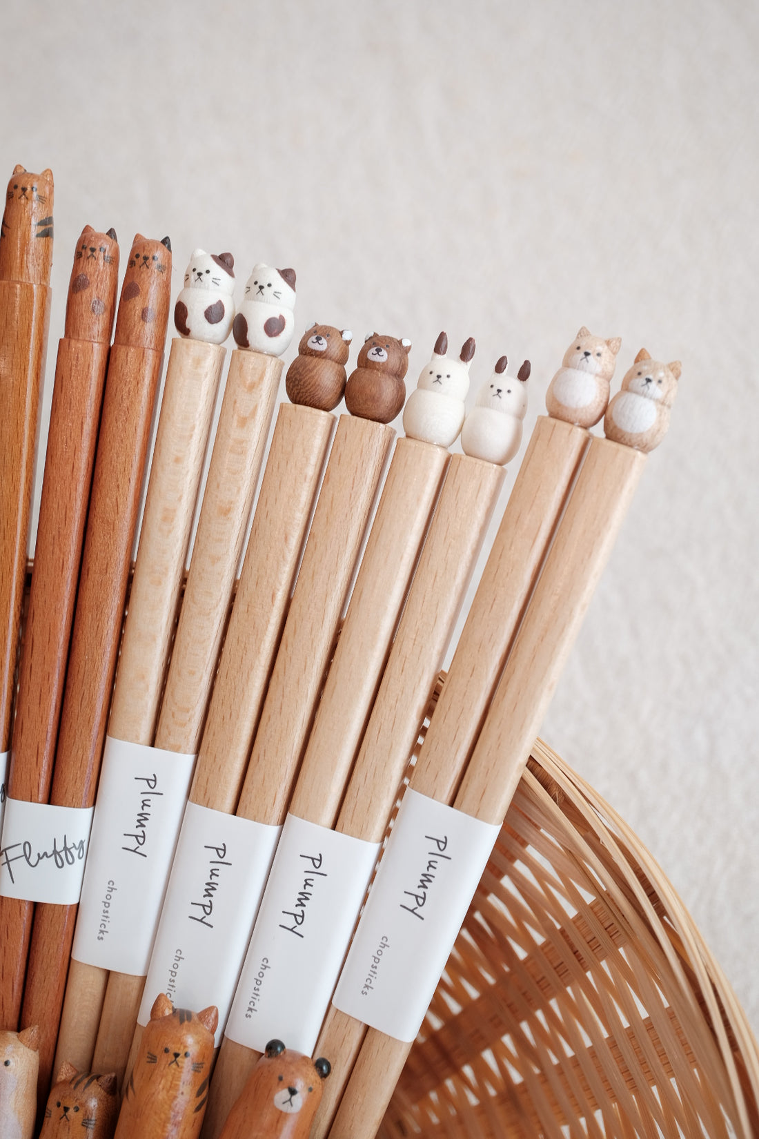 Plumpy Natural Wood Chopsticks
