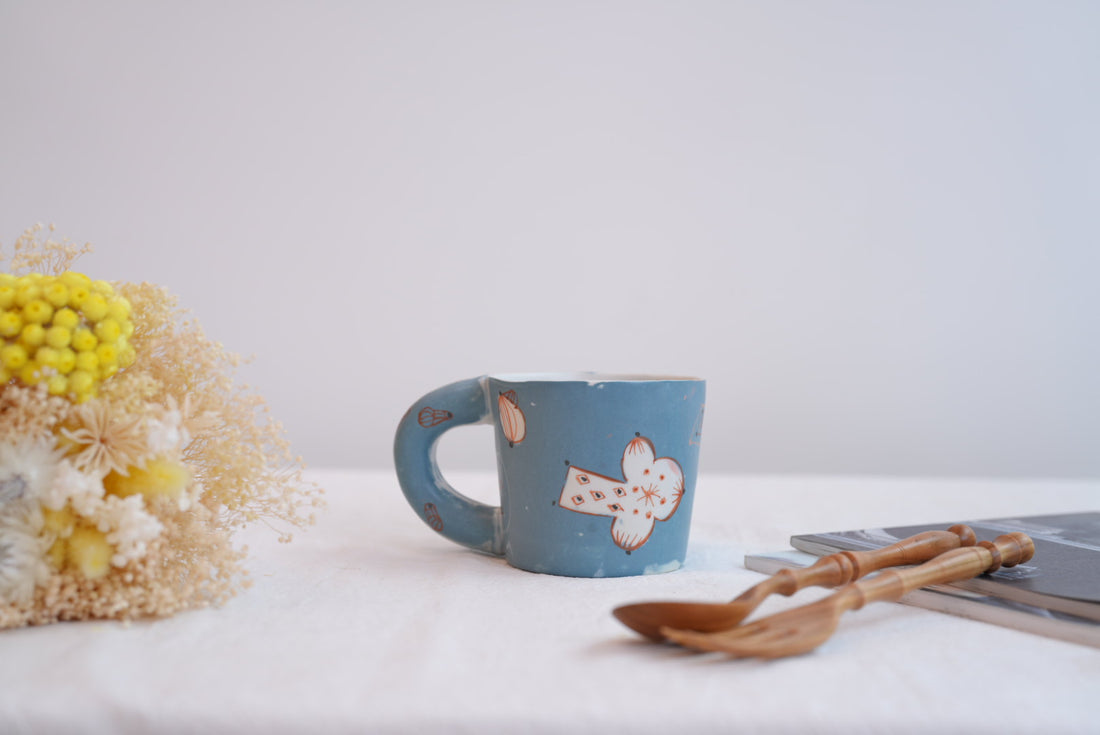 Hamasaka Naoko 浜坂尚子  Hand Painted Mug - HN02 #3