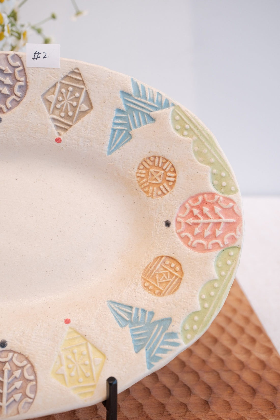 Hacorie 石丸和美 Oval Plate - Stamp HC13