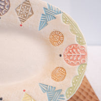 Hacorie 石丸和美 Oval Plate - Stamp HC13