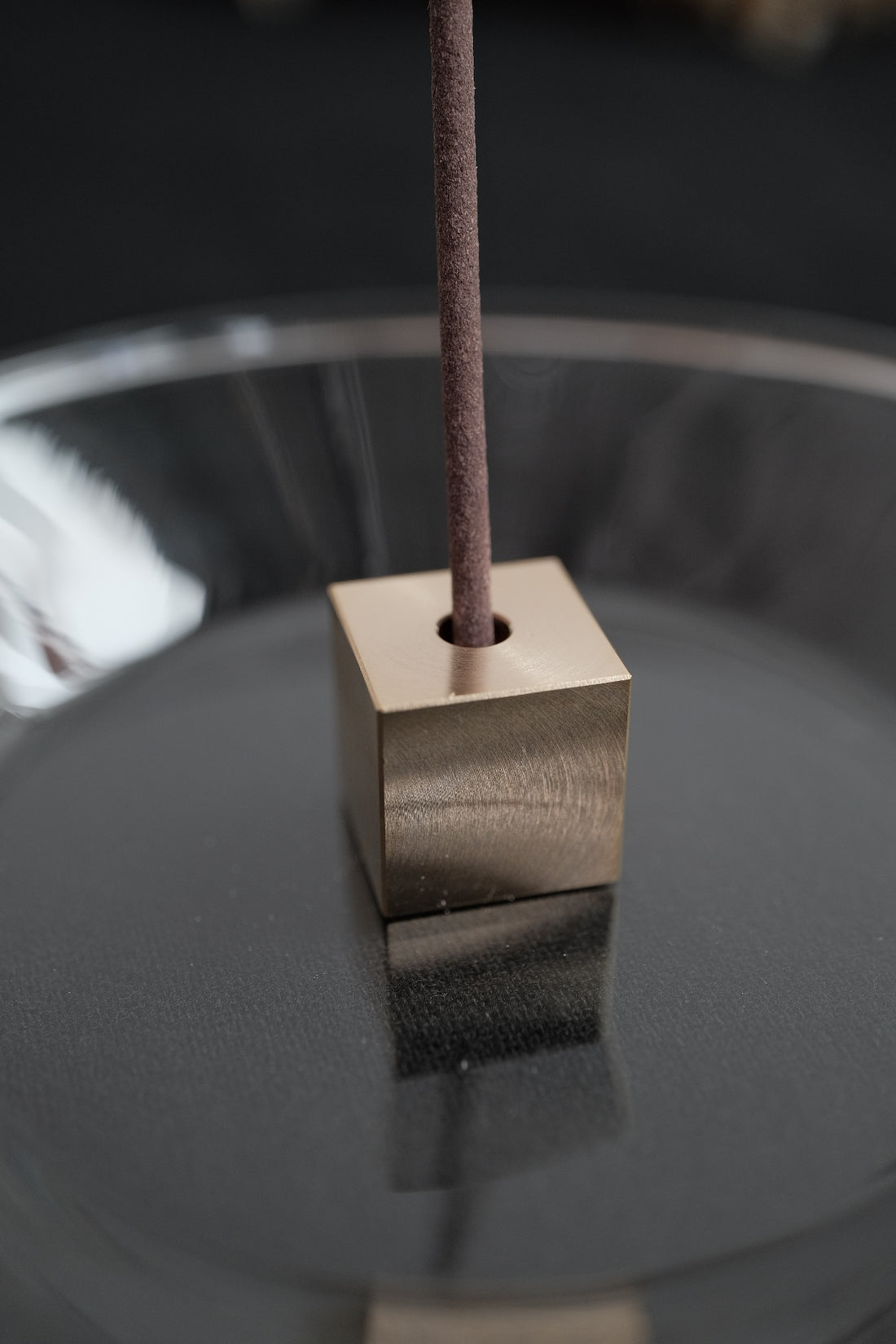 KOUSAIDO - Incense Holder Brass Top With Glass Dish