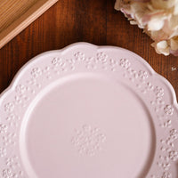 Atelier Gyuusha Large Floral Shape Round Plate