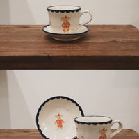 Yukiko Nagahama 長浜由起子 - Christmas Mug with Saucer YN01