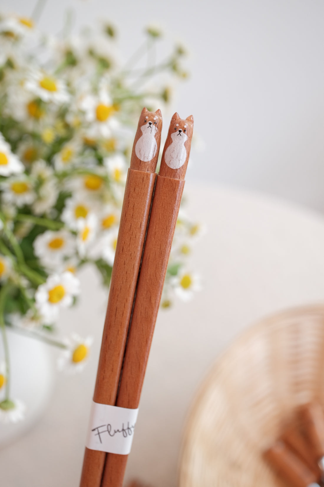 Fluffy Natural Wood Chopstick
