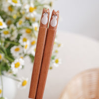 Fluffy Natural Wood Chopstick