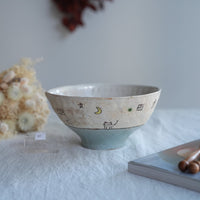 Akemi Suzuki 鈴木明美 - White Wall Collection - Ramen Bowl AS30