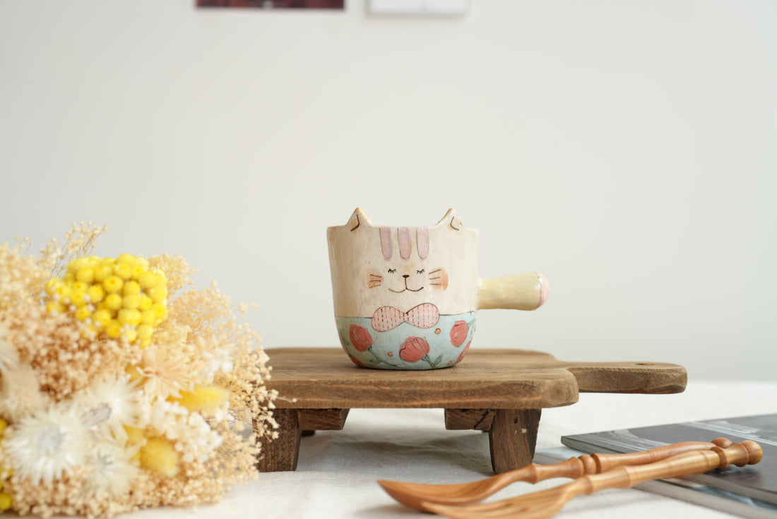 Cozy Nook - Round Cat Mug- CN02 #1