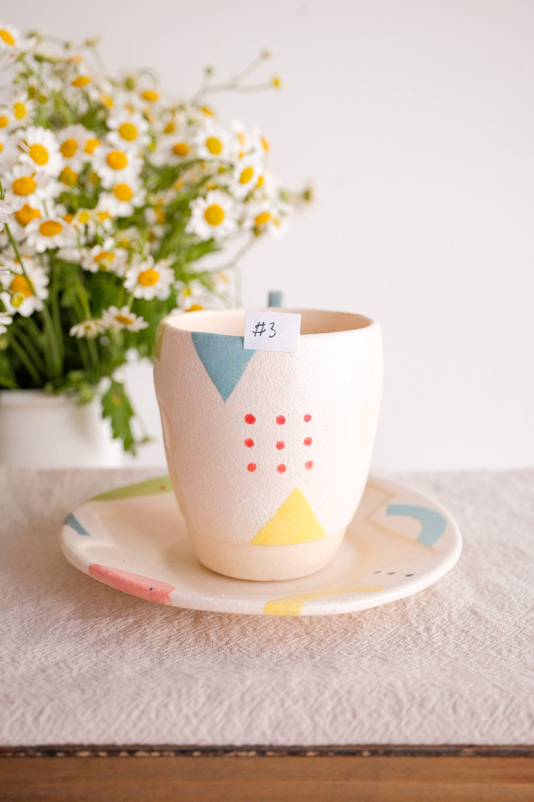 Hacorie 石丸和美 Mug with Saucer Set - Geometry HC11