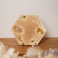 Fukuda Yuko 福田友子 Hexagonal Plate FU06